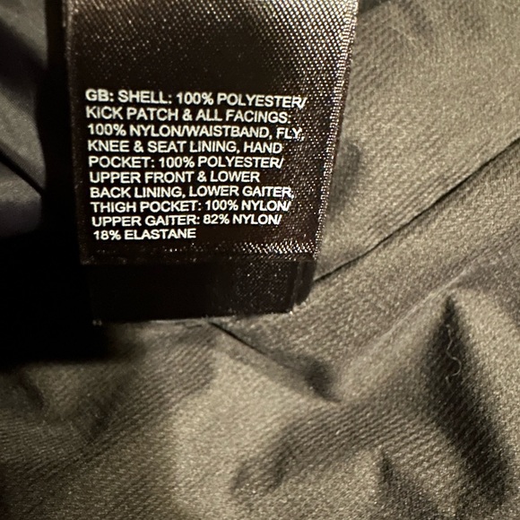 ❄️⛷️SKI NORTH FACE🏂XL/TG ShortCourt Gore Tex Snow Pants-Black Snowboard… - Picture 12 of 17